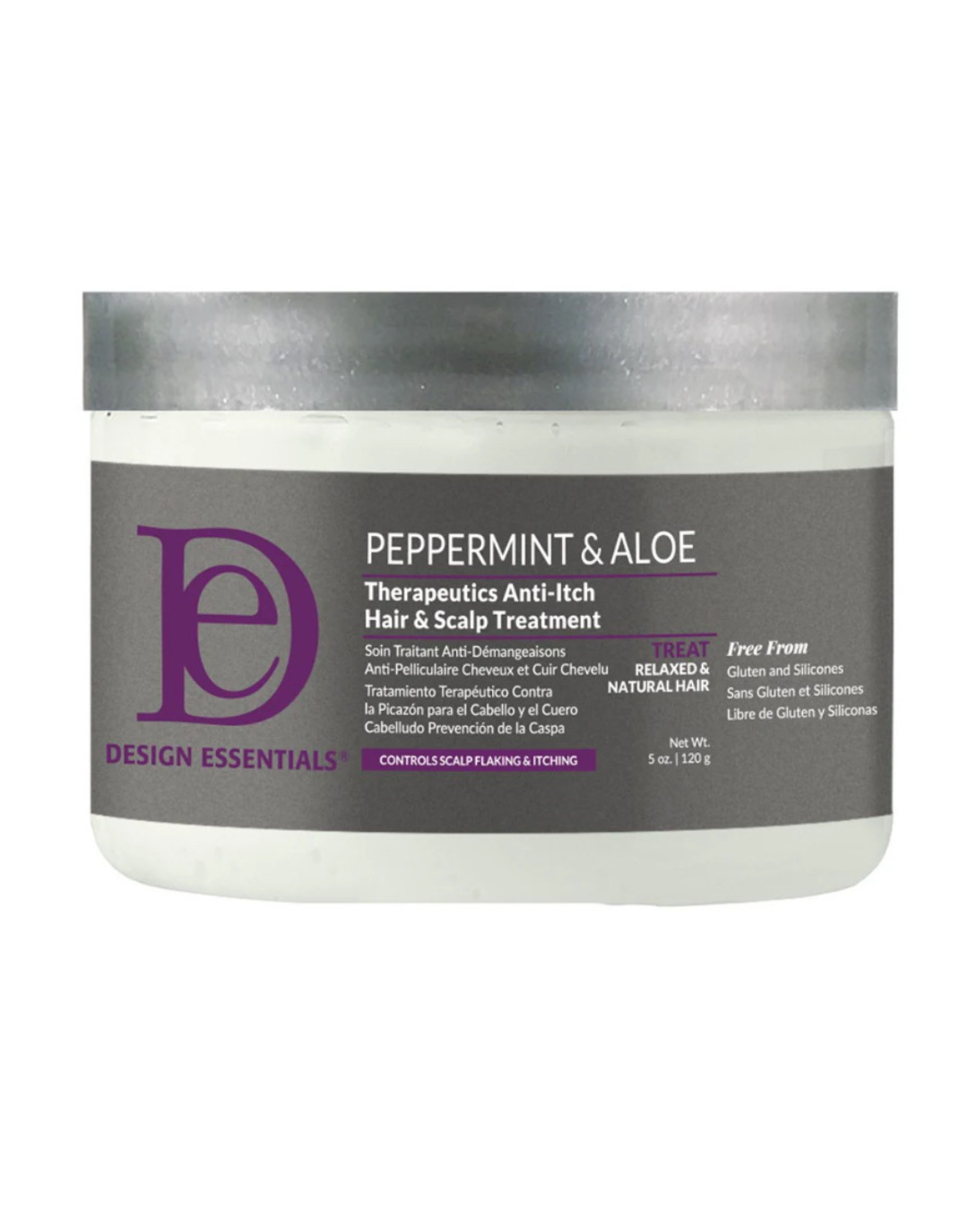 DESIGN ESSENTIALS Peppermint & Aloe Therapeutics Anti-Itch Hair & Scalp Treatment