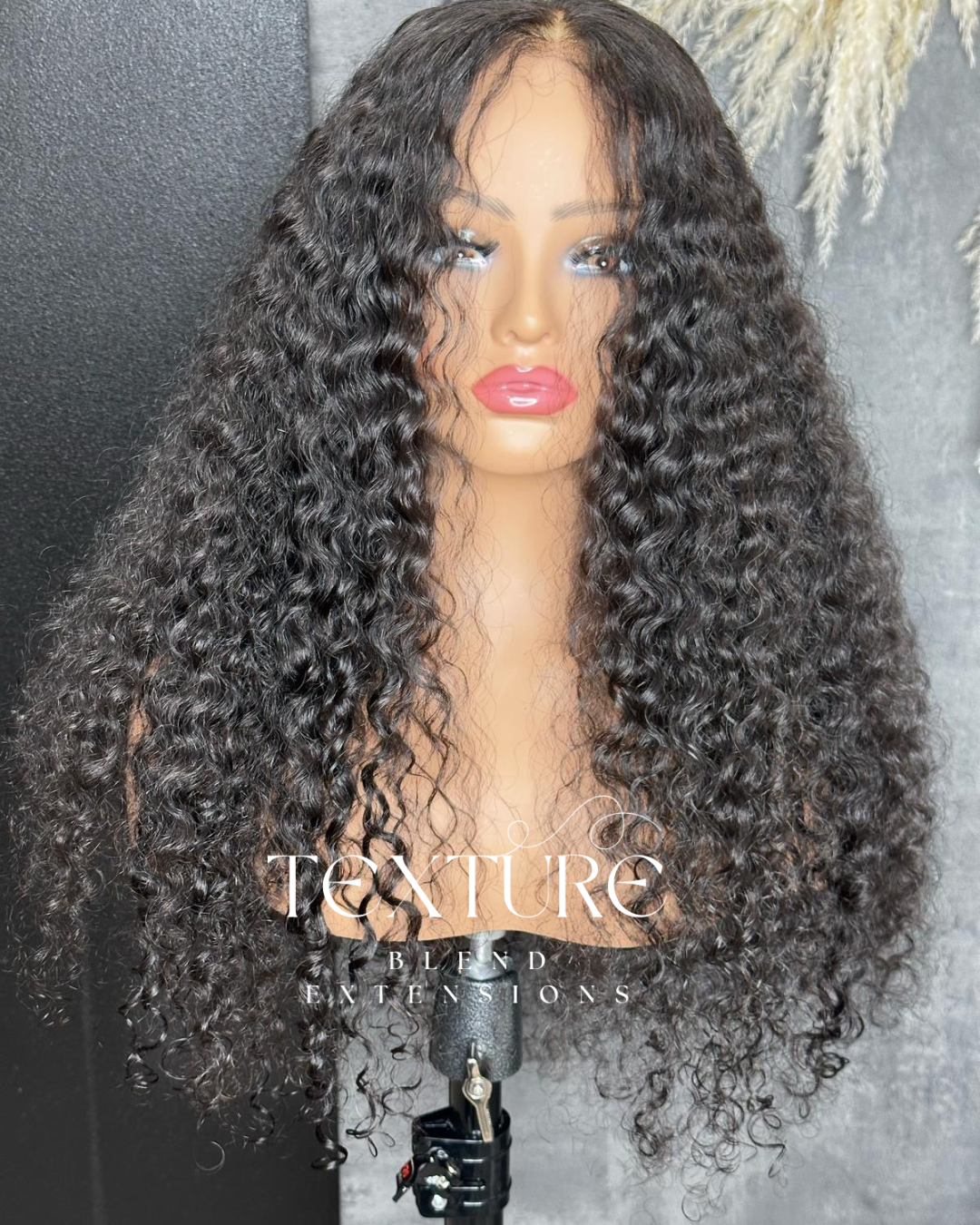 Burmese curls closure wig